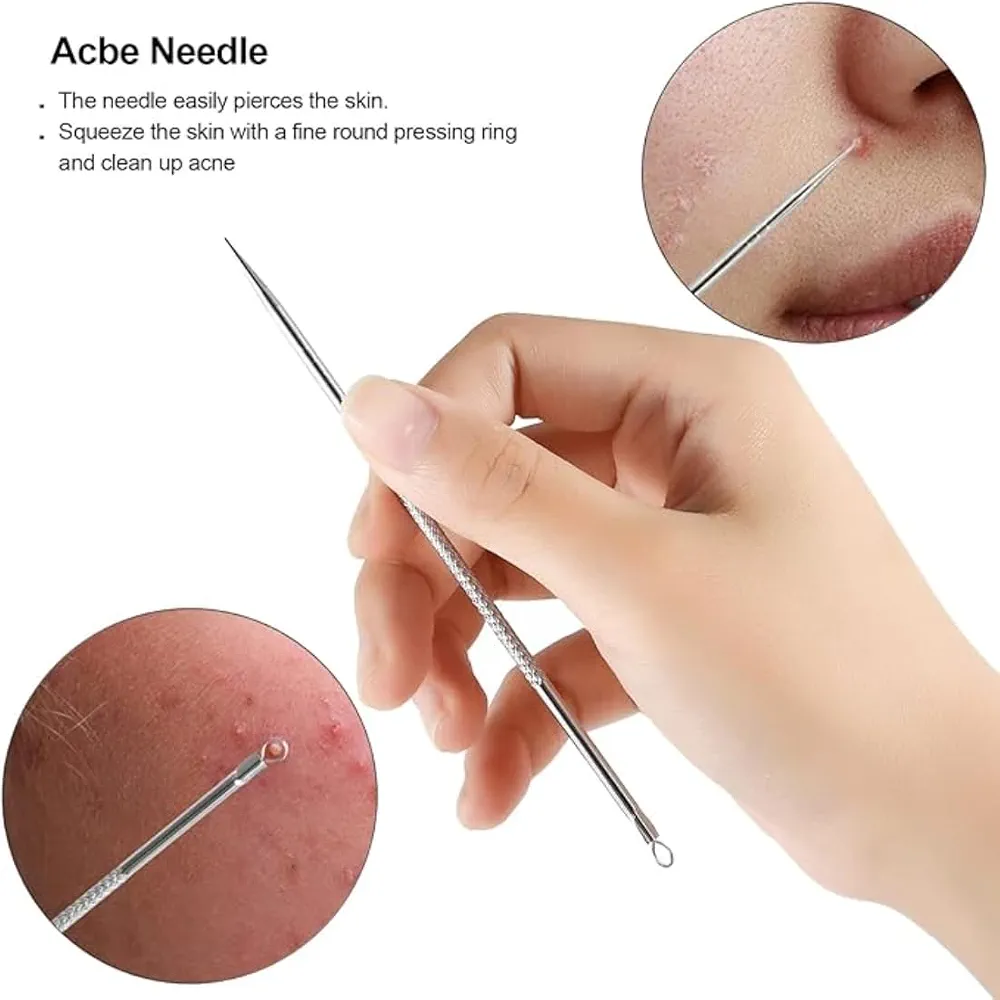 bron stick pimple and black head remover stainless steel premium quality image 5
