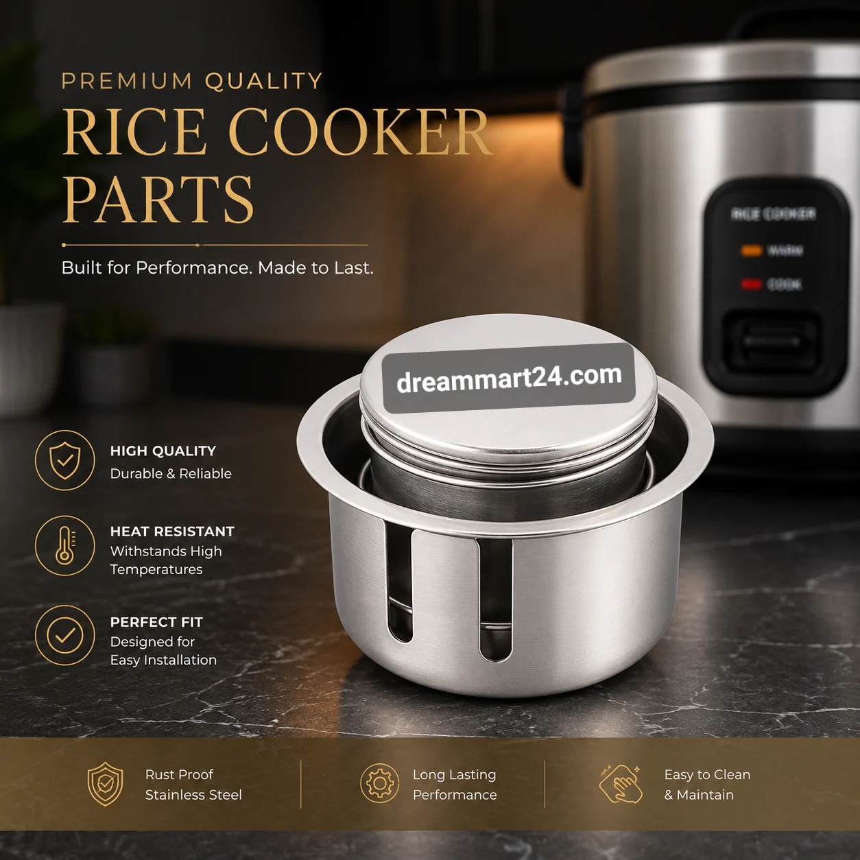 Rice Cooker Magnetic Auto Switch & Temperature Limiter Stainless Steel premium quality
