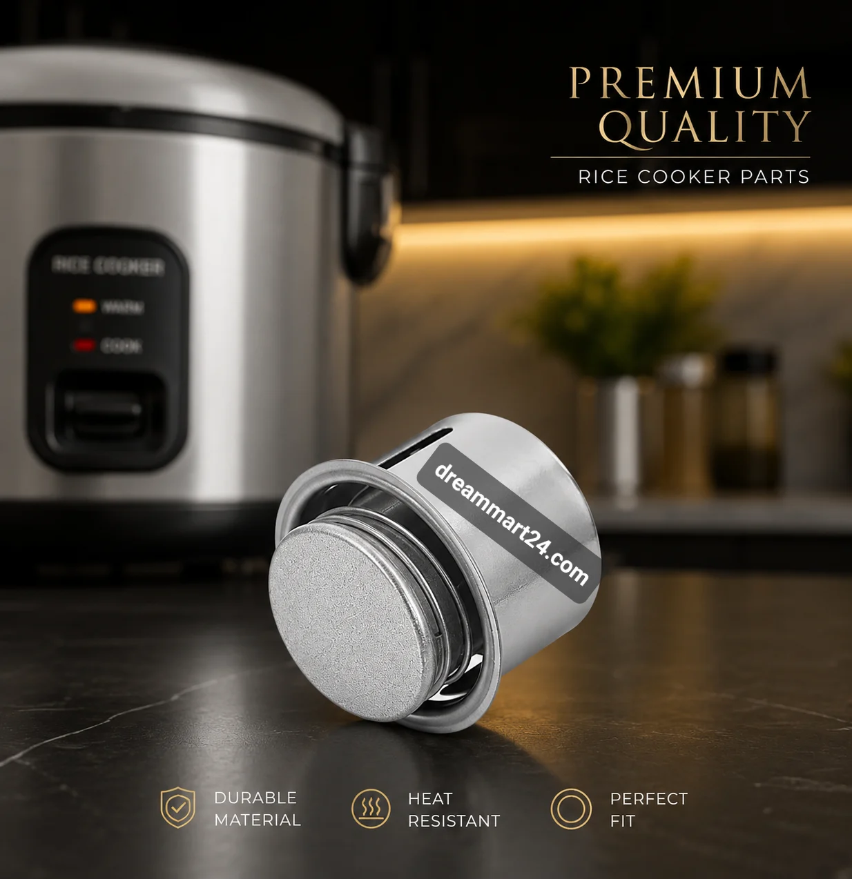 Rice Cooker Magnetic Auto Switch & Temperature Limiter Stainless Steel premium quality image 3