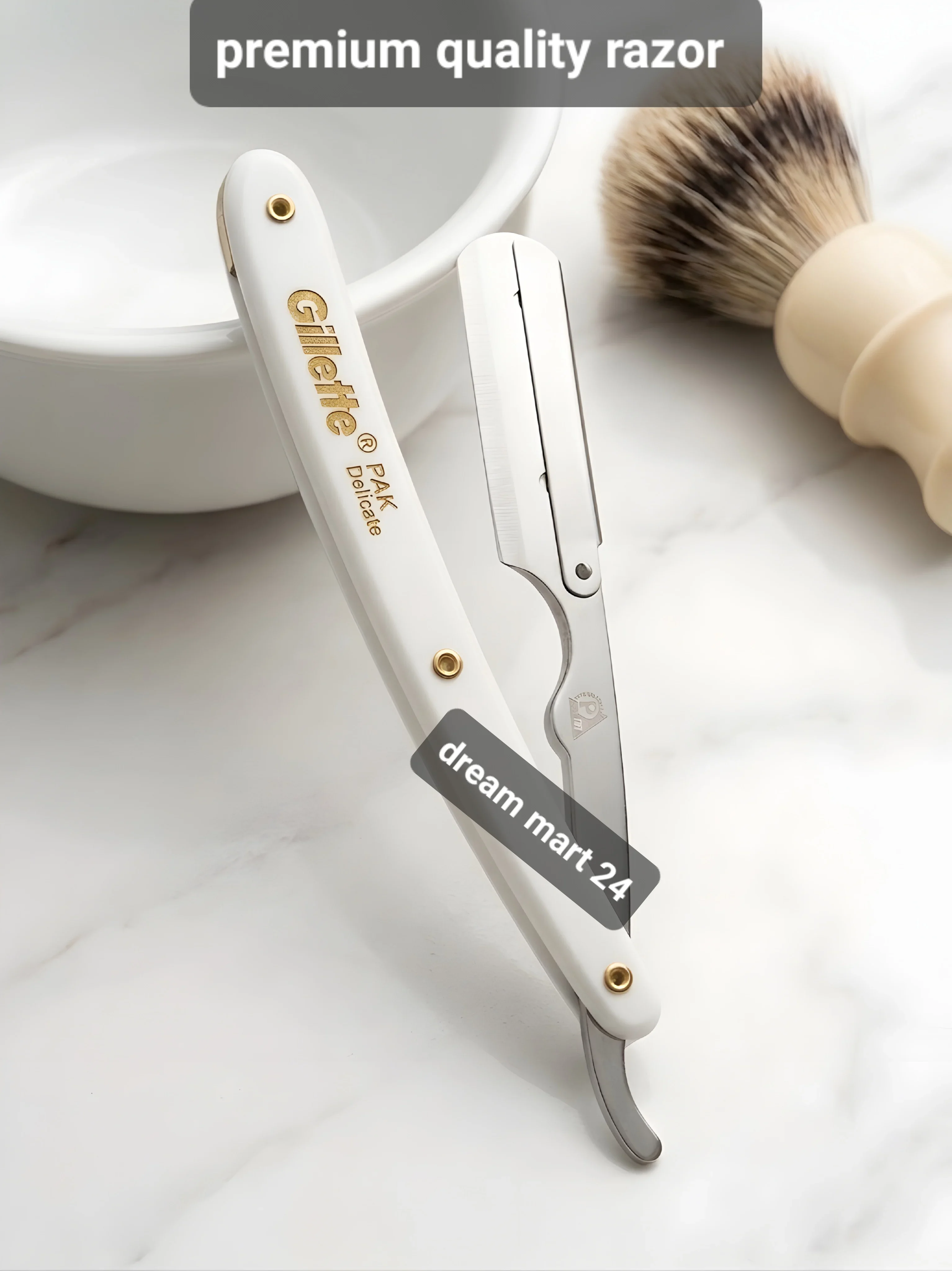 Pakistani Pak delicate premium quality shaving razor / eyebrow razor 1 piece image 4