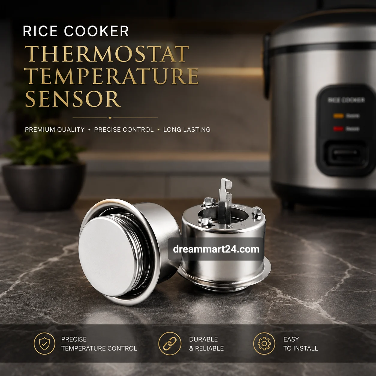 Rice Cooker Magnetic Auto Switch & Temperature Limiter Stainless Steel premium quality image 2