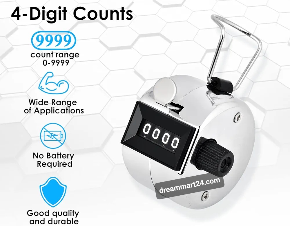 4 Digit Digital Tasbeeh japani stainless steel premium quality tasbi