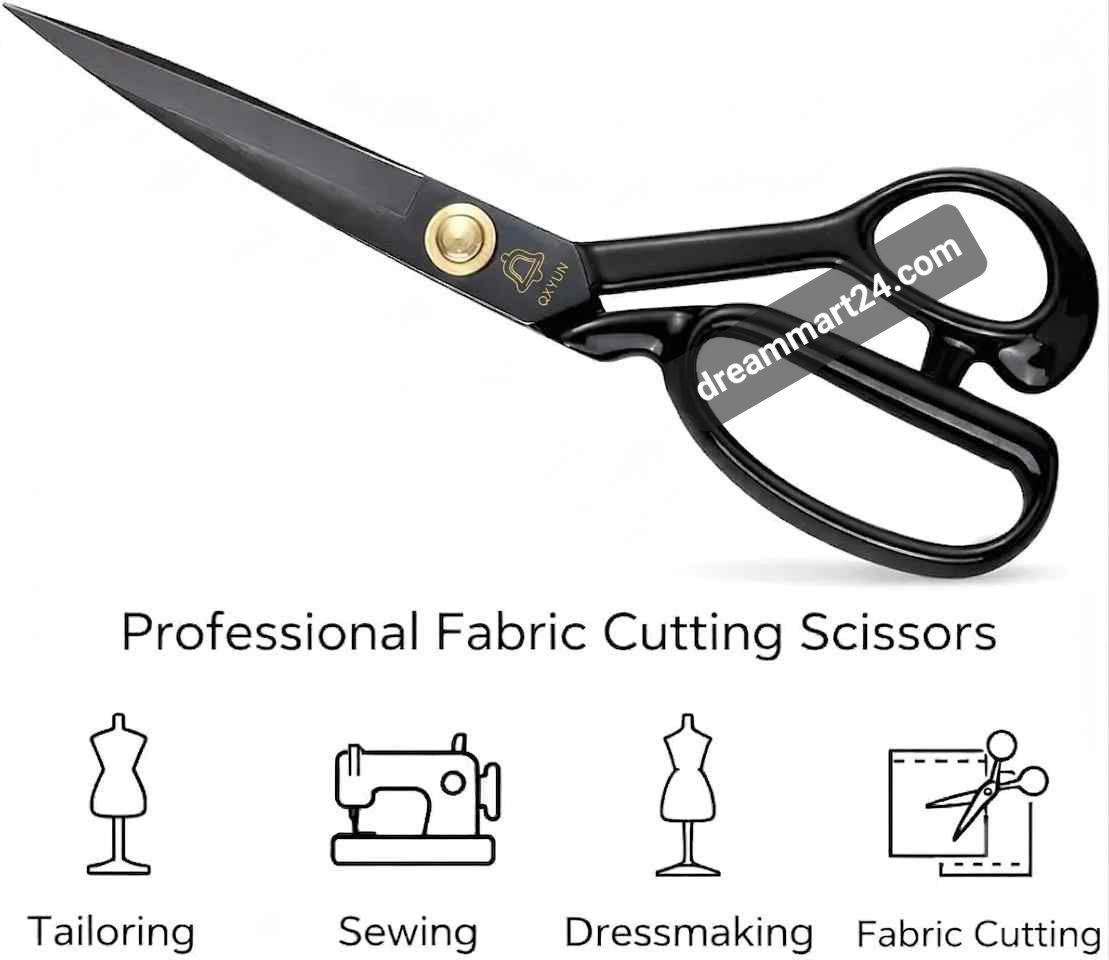 10-inch High Density Carbon Steel professional fabric cutting scissor Premium quality Scissors image 6