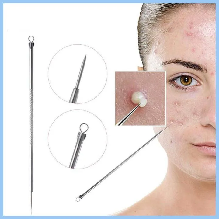 bron stick pimple and black head remover stainless steel premium quality image 2