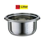 1.8 Litter Rice Cooker pan Ss Steel