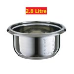 2.8 Litter Rice Cooker pan ss steel