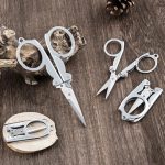 Folding mini small Pocket Scissors Stainless Steel