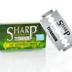 Sharp titanium 4 packed blade the smoothest  shave